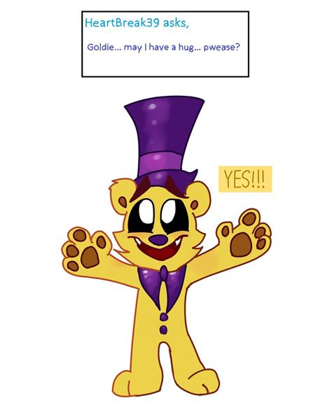 Another Hug Ask Goldie Anything By Grawolfquinn On Deviantart Fnaf