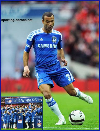 Ashley Cole Cup Final Victories 2012 2010 And 2007 Chelsea Fc