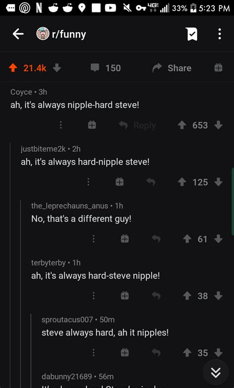 Steve And His Hard Nipples Rconsistentlyverbose