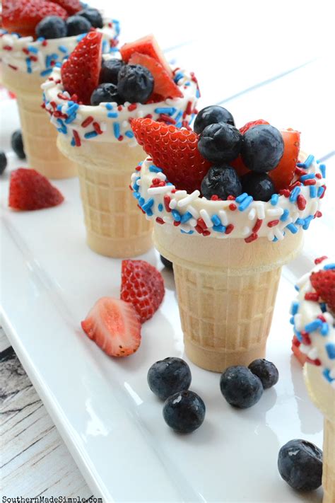 Patriotic Ice Cream Cone Cups Southern Made Simple