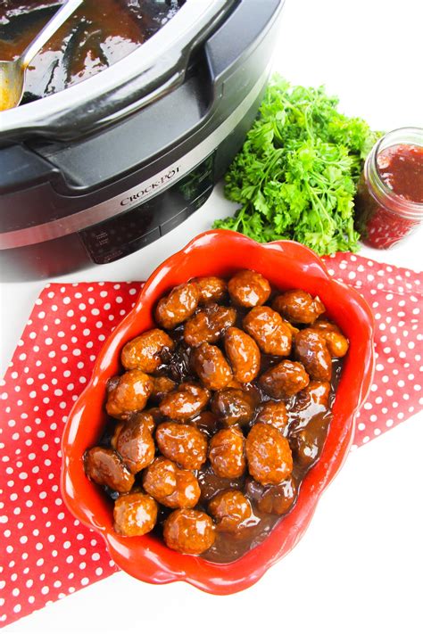 Slow Cooker Barbecue Cranberry Meatballs