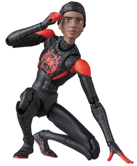 Mafex Into The Spider Verse Miles Morales And Comic Spider Man Figures Marvel Toy News