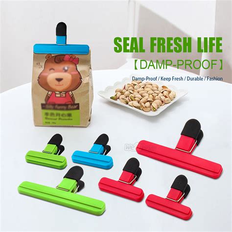 Large Chip Bag Clips Food Clips Plastic Heavy Duty Air Tight Seal Grip