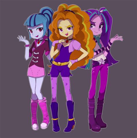 Mlp The Dazzlings By Lbaekgup On Deviantart My Little Pony Characters