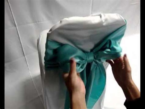 Gala linen has beautiful chair covers and sashes in all colors and fabrics. Chair Cover Bow Tie - YouTube
