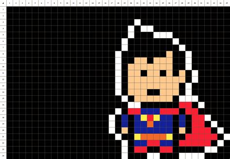 Superman Pixel Art La Manufacture Du Pixel