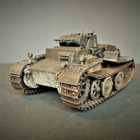 German Light Tank Pzkpfw I Ausf F Wwii Military Model Series Etsy