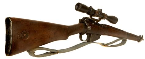 Deactivated Wwii Lee Enfield No4 Mki Fitted With Scope And Mount