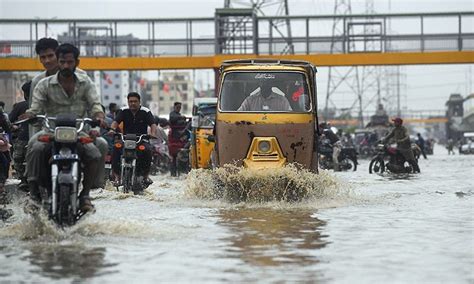 No Respite Met Issues Urban Flooding Alert For Karachi As Heavy Rain