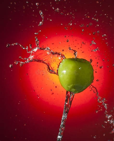 Green Apple Splash Stock Image Image Of Splashing Vitamin 20598755