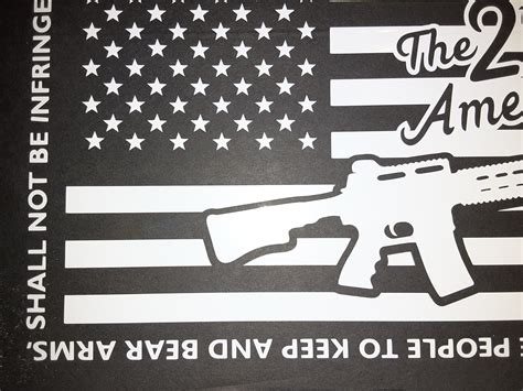 Pro 2nd Amendment Car Decal American Decal Protect The 2nd Etsy