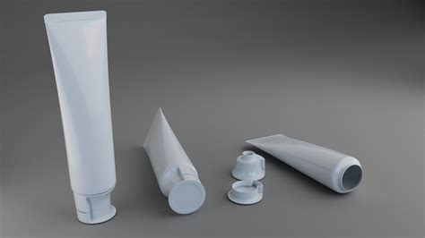 Toothpaste Plastic Bottle 3d Model Cgtrader