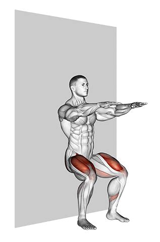 Here's a simple lower body muscular strength and endurance test.just sit back against a wall and hold for 100 seconds. Exercise Database (Legs29) - Wall Sits — Jase Stuart - The ...