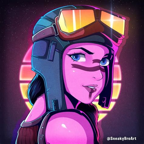 Drawing Of Renegade Raider In A Retro 80s Style Commission Video