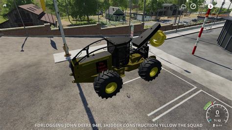 John Deere Skidder Squad Edition V10 Fs19 Farming Simulator 19 Mod