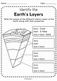 Layers of the Earth Worksheet - Free Printables