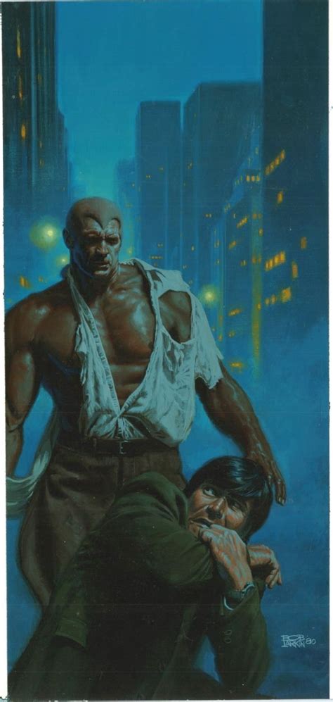 The Man Who Was Scared Doc Savage Cover By Bob Larkin Pulp Fiction