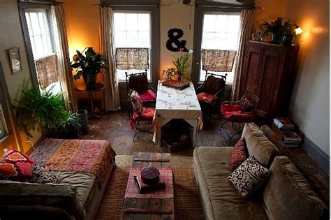 Boho Studio Apartment Interiors Bohemian Eclectic Colourful