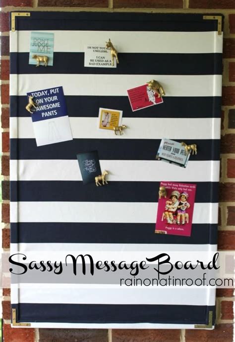 Diy Pinboard Diy Message Board Easy Bulletin Boards Diy Memo Board