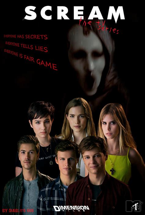 Scream The Tv Series Poster Fan By Diablito 666 By Tibubcn On Deviantart