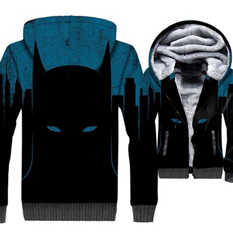 Super Hero Batman 3d Hoodies Sweatshirts 2019 Winter New Style Anime Hoodie Men Loose Fit