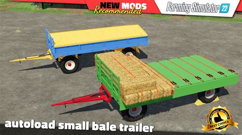 FS AT Autoload Small Bale Trailer Farming Simulator New Mods Review K Hz