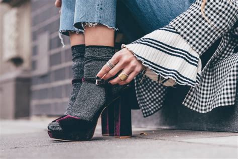 socks with heels trend do s and don ts celebritystyleguide