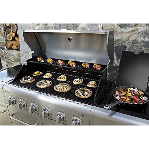 Kenmore 6 Burner Stainless Steel Gas Grill With Front Storage