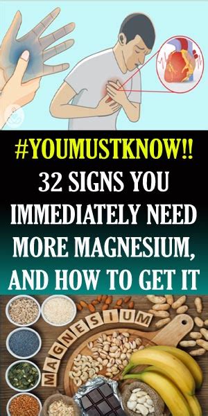 32 signs you immediately need more magnesium and how to get it