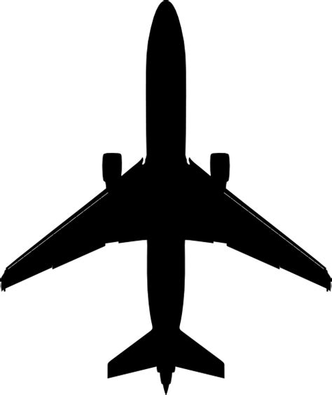 Black Plane Clip Art At Vector Clip Art Online