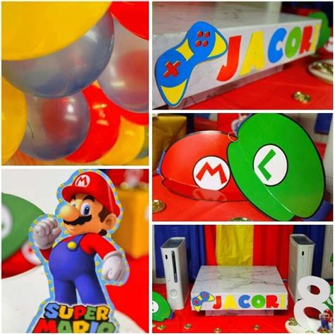 Super Mario Brothers Birthday Party Ideas Photo 9 Of 13 Super Mario