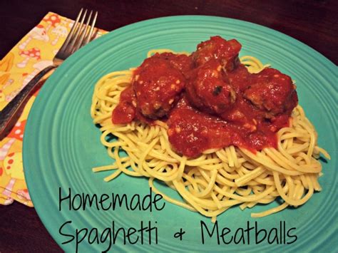 Luckily (or maybe unluckily) these guys got made because of a failed experiment. Homemade Spaghetti & Meatballs - The Little Things Journal