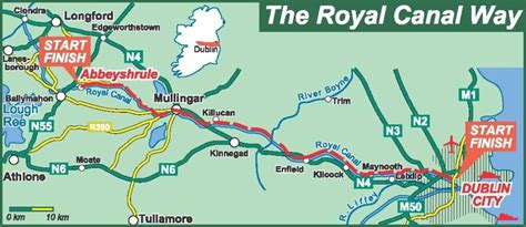 Royal Canal Route Map