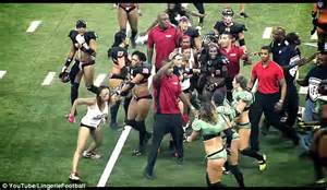 Lingerie Legends Football Match Descends Into Chaos After Post Game
