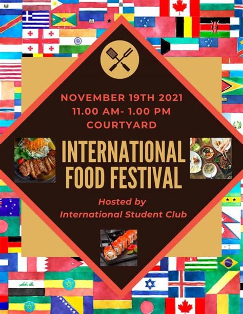 International Student Club Food Festival Warner University