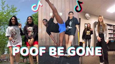 poof be gone tiktok dance challenge compilation youtube