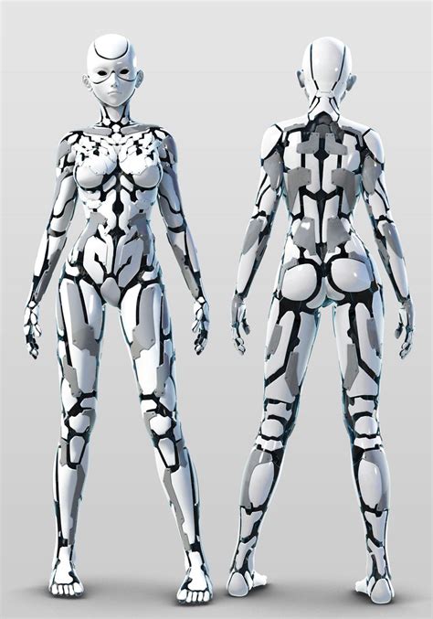 Robot Art Female Robot Robot Concept Art