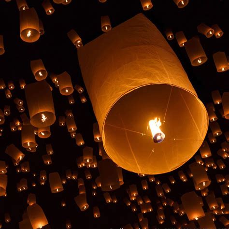 153 Paper Lanterns Sky Fire Fly Candle Lamp Wish Party