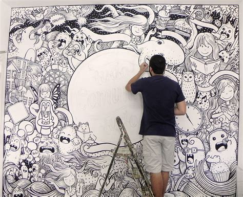 Mural Painting For Tct Agency On Behance Mural Painting Mural Wall