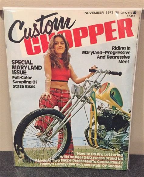 Custom Chopper Magazine November 1973 Bingos Swap Meet Garage