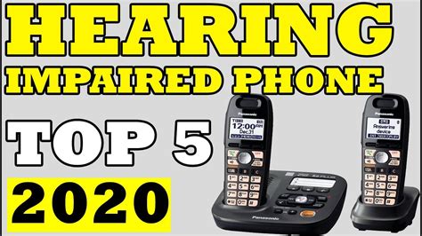 Top 05 Best Hearing Impaired Phones For 2020 Youtube