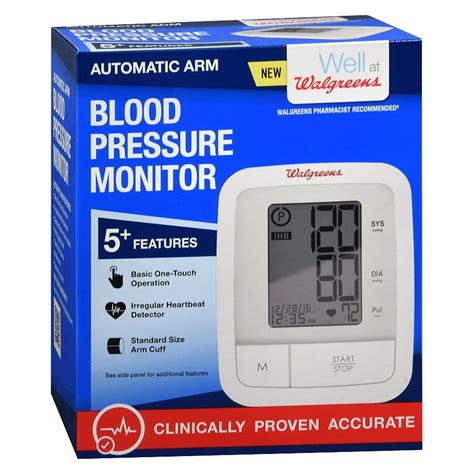 Walgreens Auto Arm Blood Pressure Monitor 2016 Walgreens
