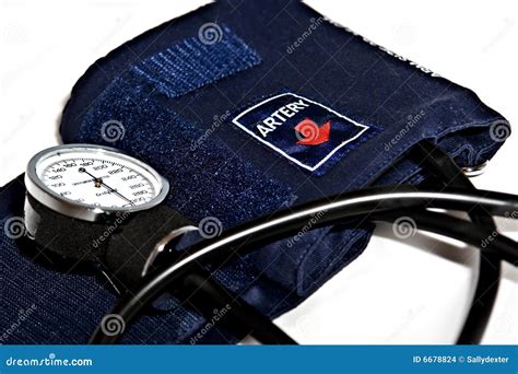 Blood Pressure Cuff And Gauge Stock Photo Image Of Hypertension