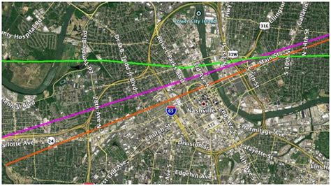 Nashville Tornado Path Map Shows The Twister S Track