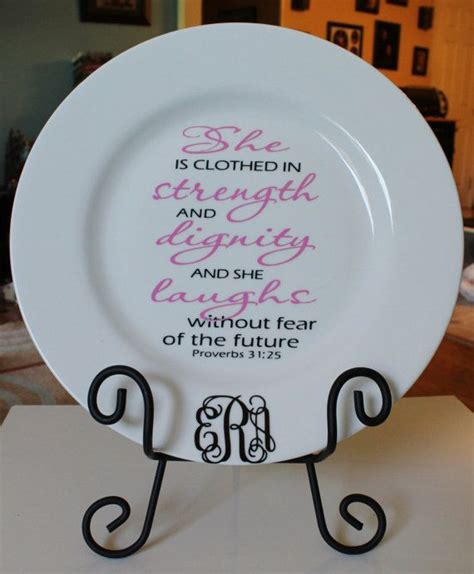 Inspirational Saying Plate