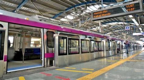 Delhi Metros Magenta Line To Be Flagged Off Today Will Reduce Gurgaon