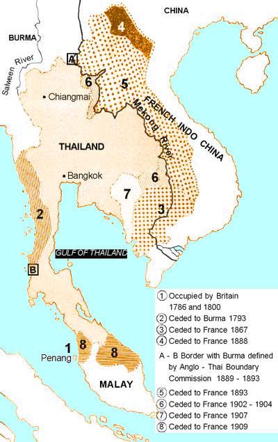 Thailand History Maps