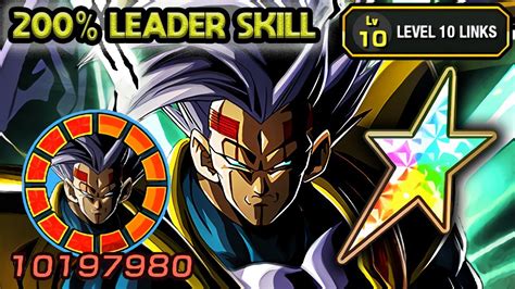 200 Leader Skill 100 Lr Baby Level 10 Links Showcase Dragon Ball Z