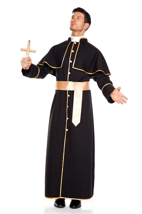 Mens Heavenly Priest Costume Ubicaciondepersonascdmxgobmx