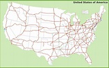 USA interstates map - Ontheworldmap.com